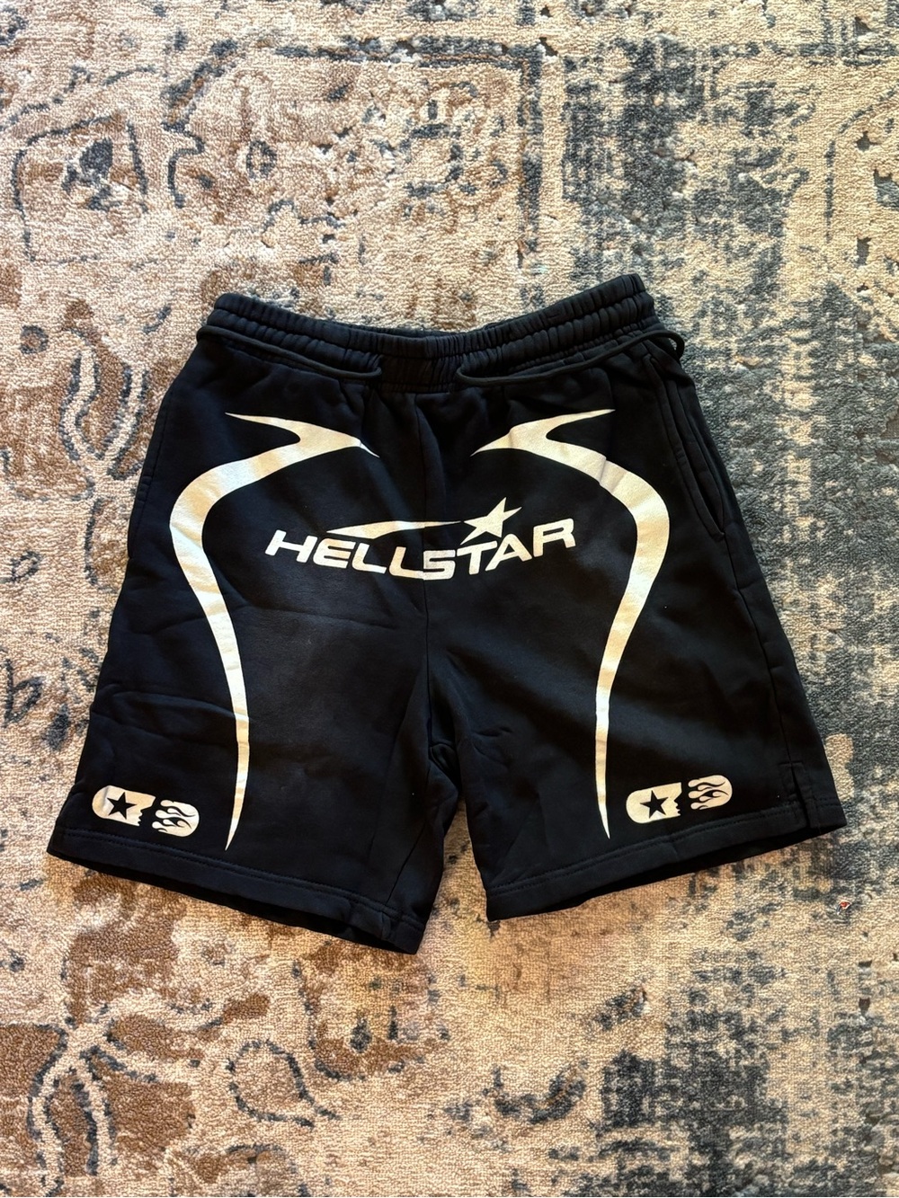 Hellstar Men's Black Athletic Training Shorts